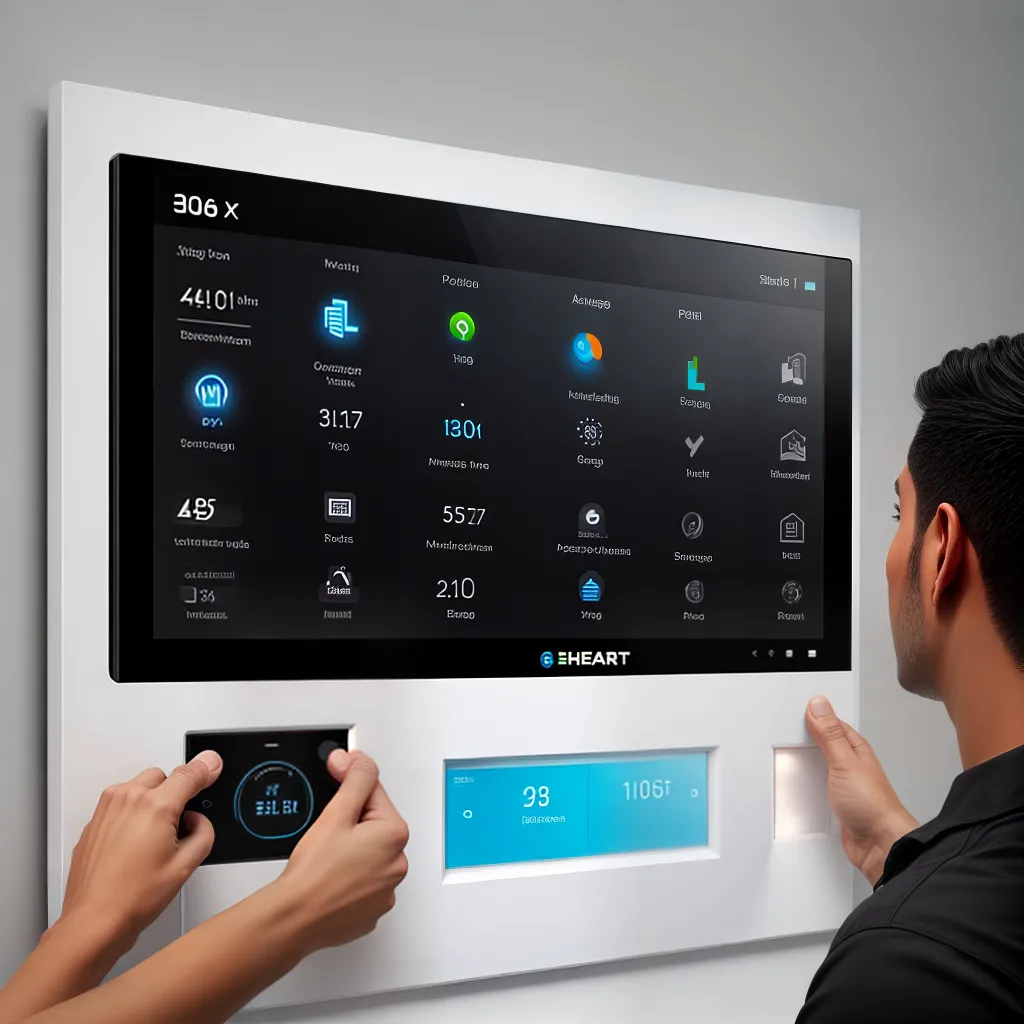 painel controle casa inteligente energia