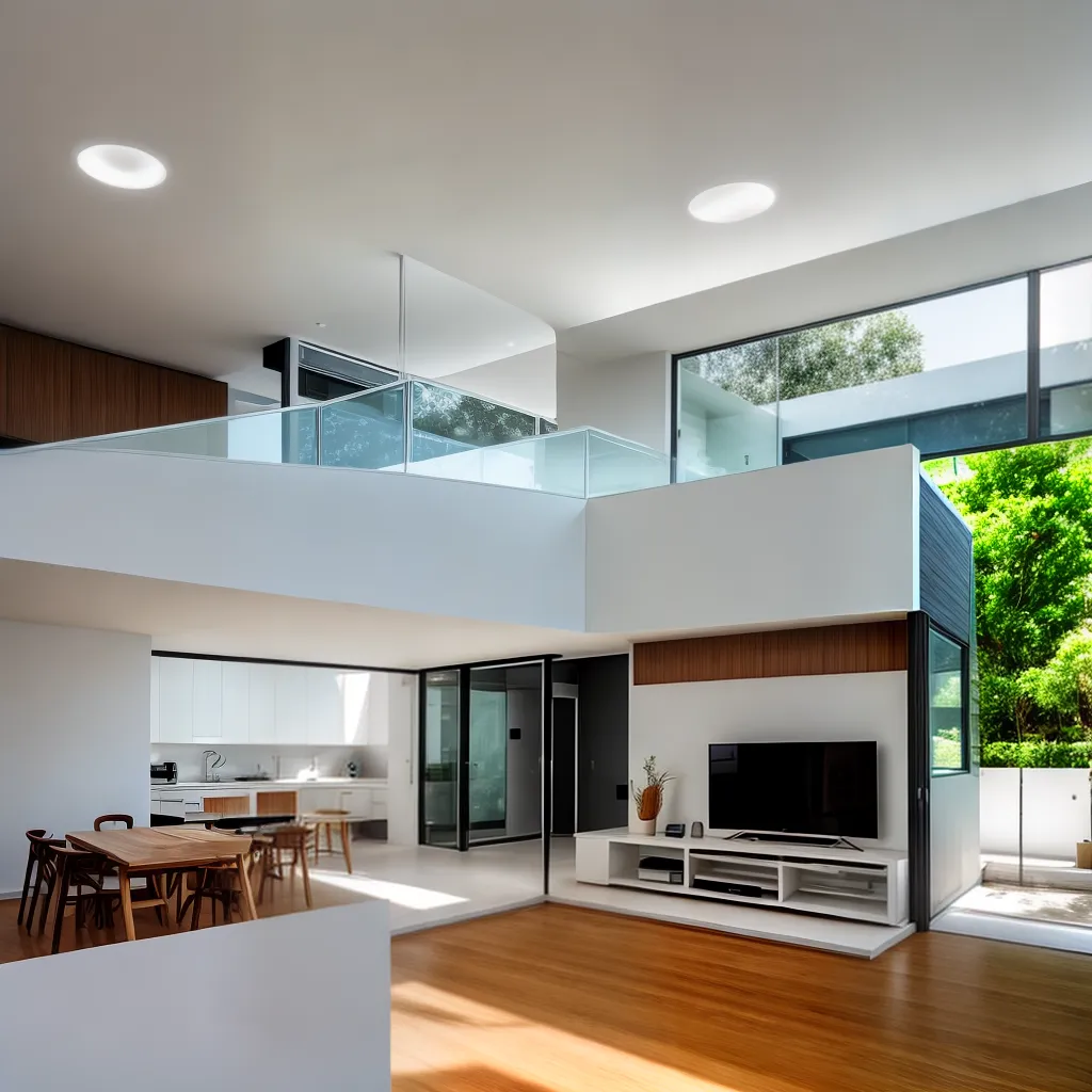 casa moderna tecnologia integrada