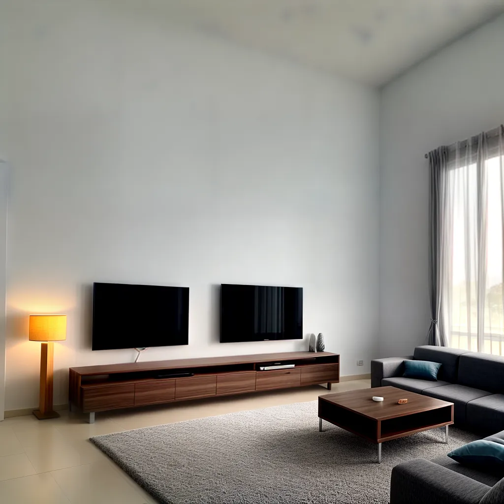 sala estar smart home tecnologia