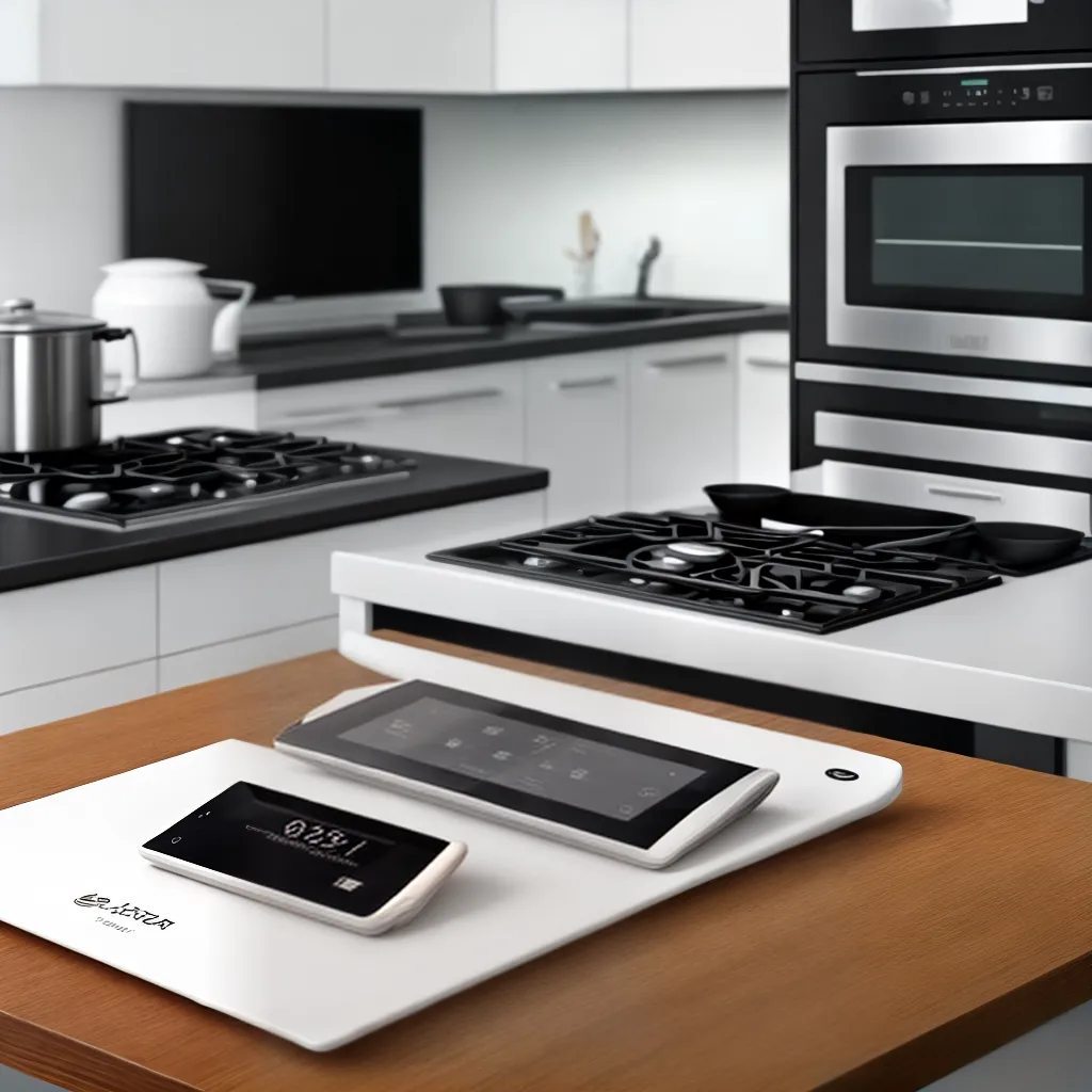 cozinha moderna elegante eletrodomesticos inteligentes