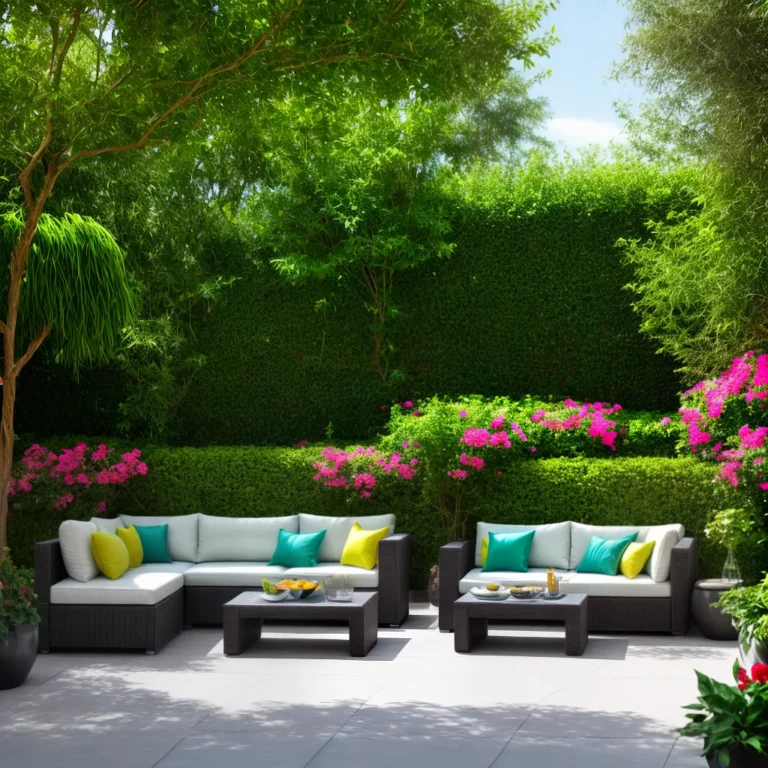 Tendências de decoração para jardins em 2023.