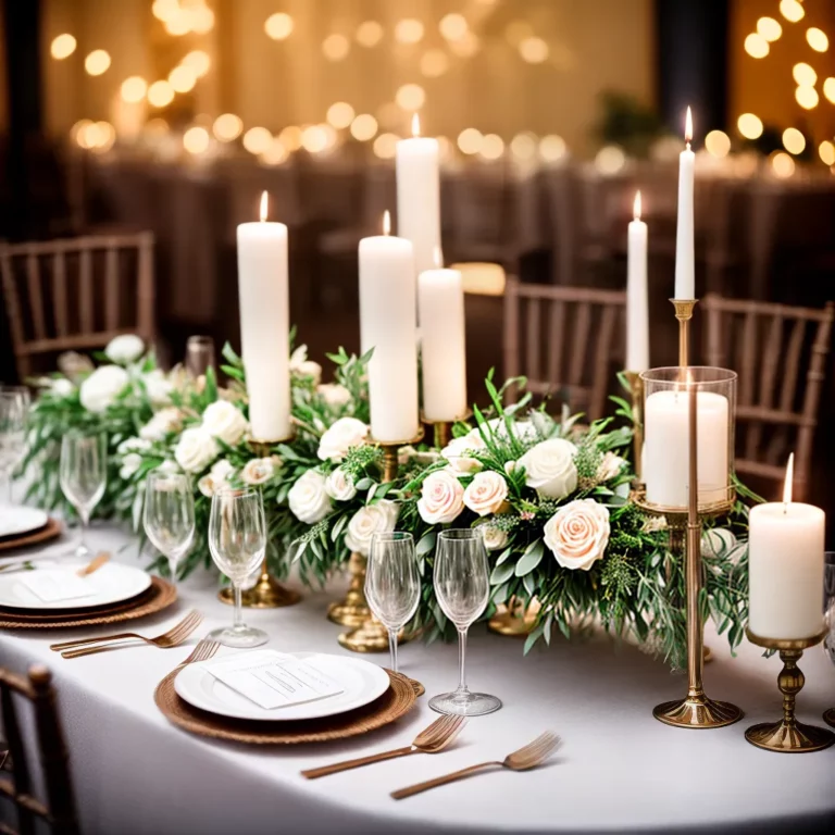 Velas na decoração de casamentos: ideias e inspirações