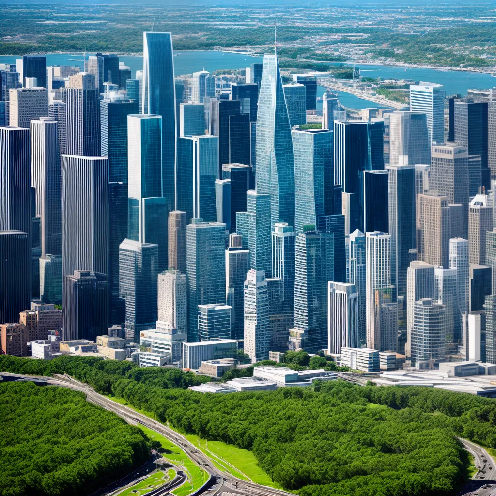 cidade futurista energia sustentavel