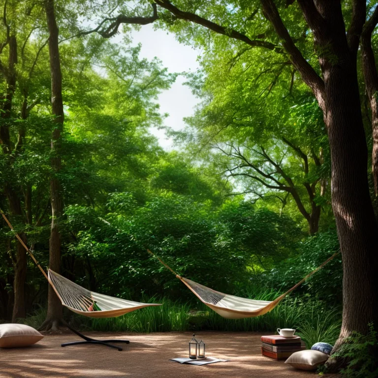 Como criar um espaço de relaxamento ao ar livre.