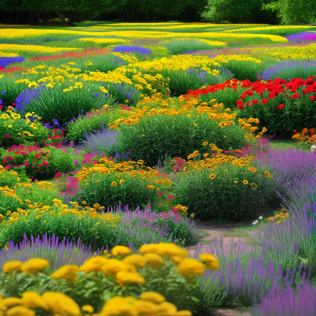 jardim flores coloridas borboletas passaros