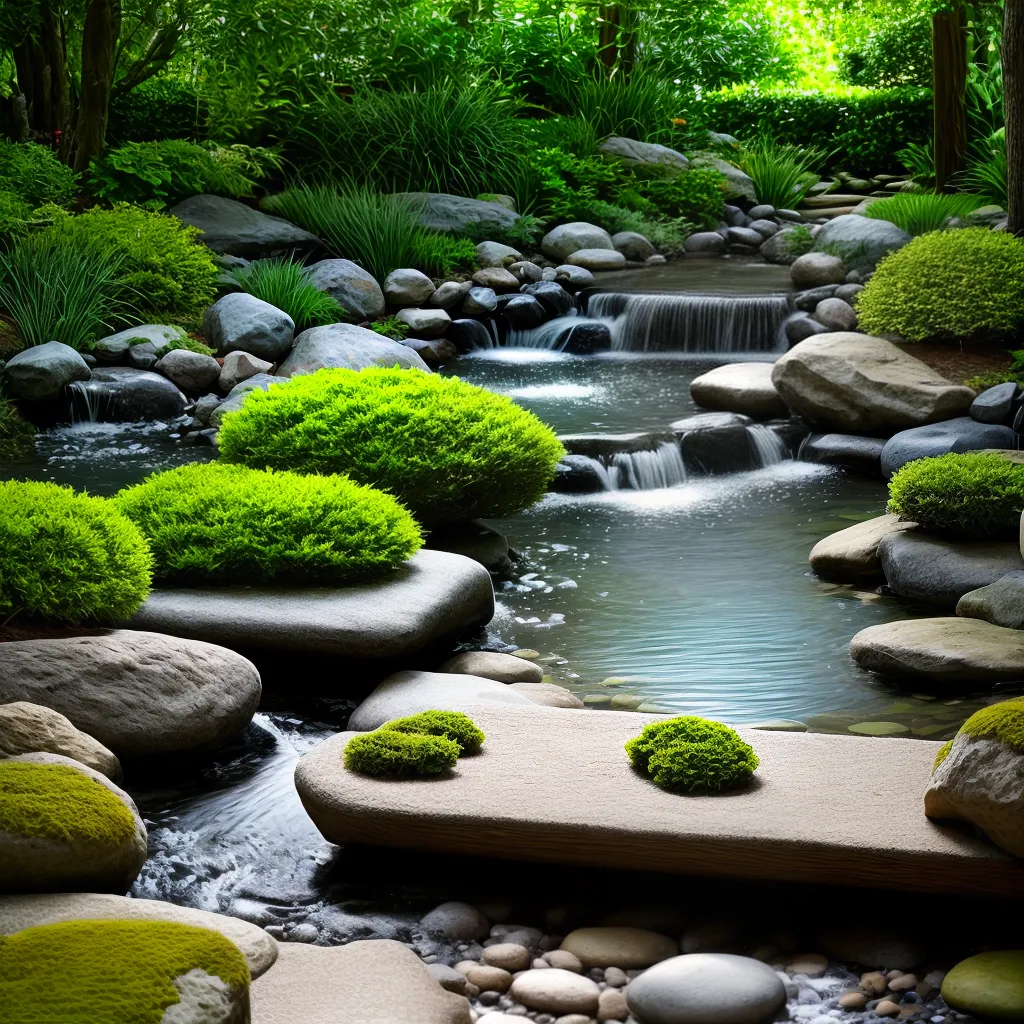 jardim zen paz contemplacao