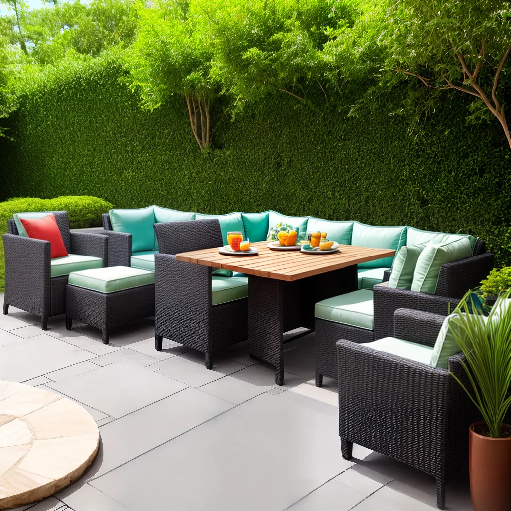 patio sol ambiente externo moveis jardinagem