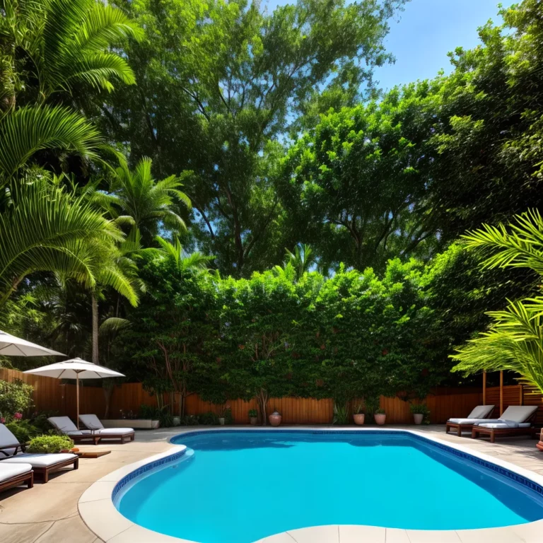 Como criar uma área de lazer com piscina no quintal.