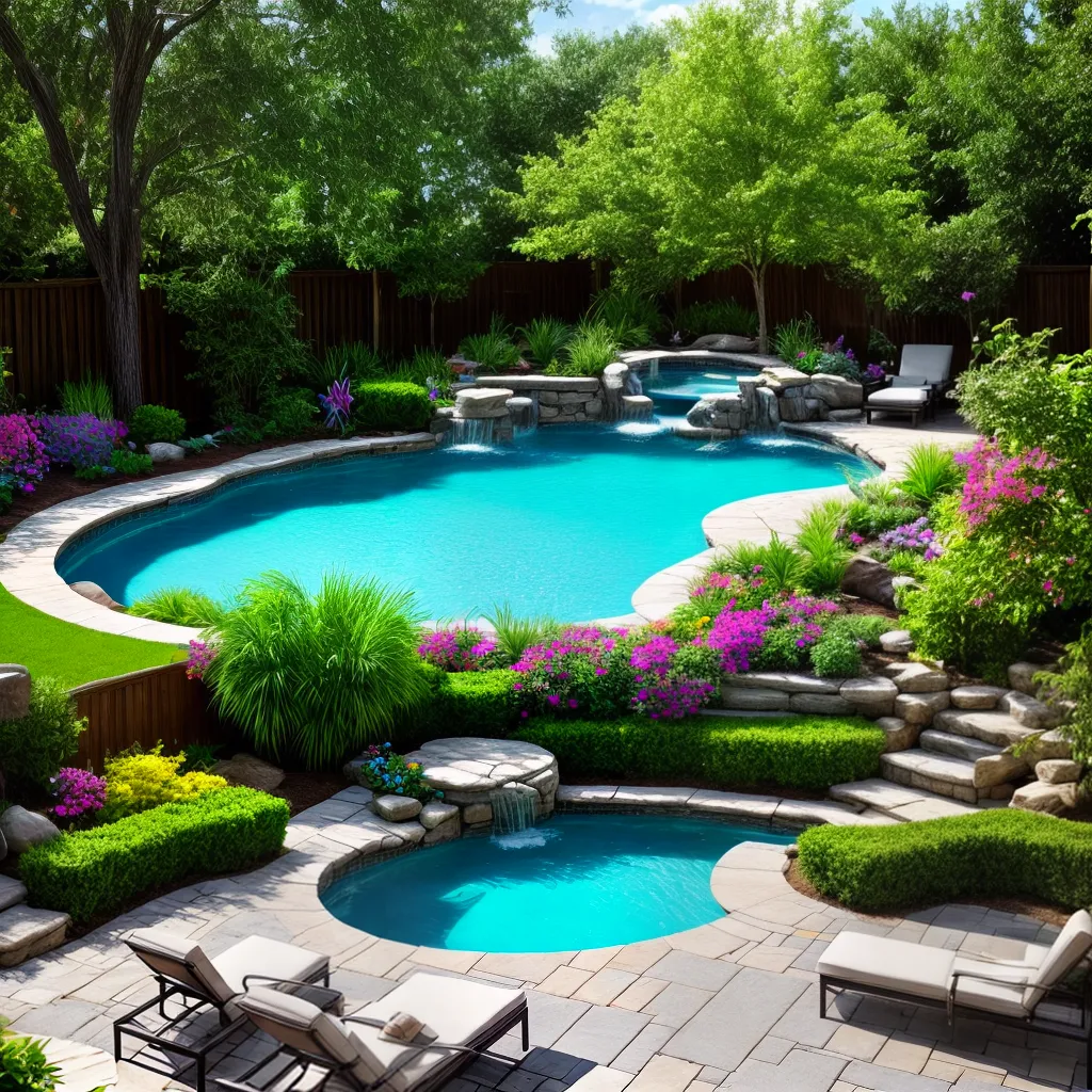 oasis jardim piscina lounge pergola