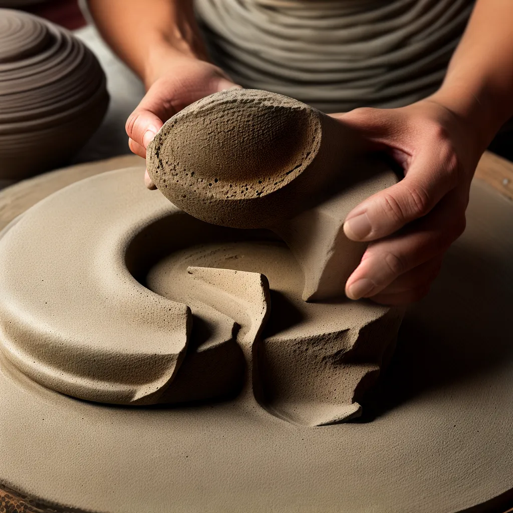 arte ceramica maos oleiro roda