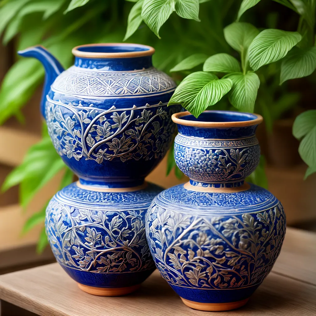 vaso argila artesanato jardim