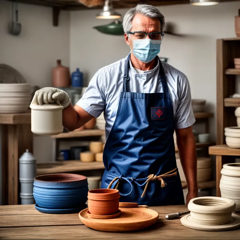 Trabalhando com barro: cuidados e prevenções para a saúde