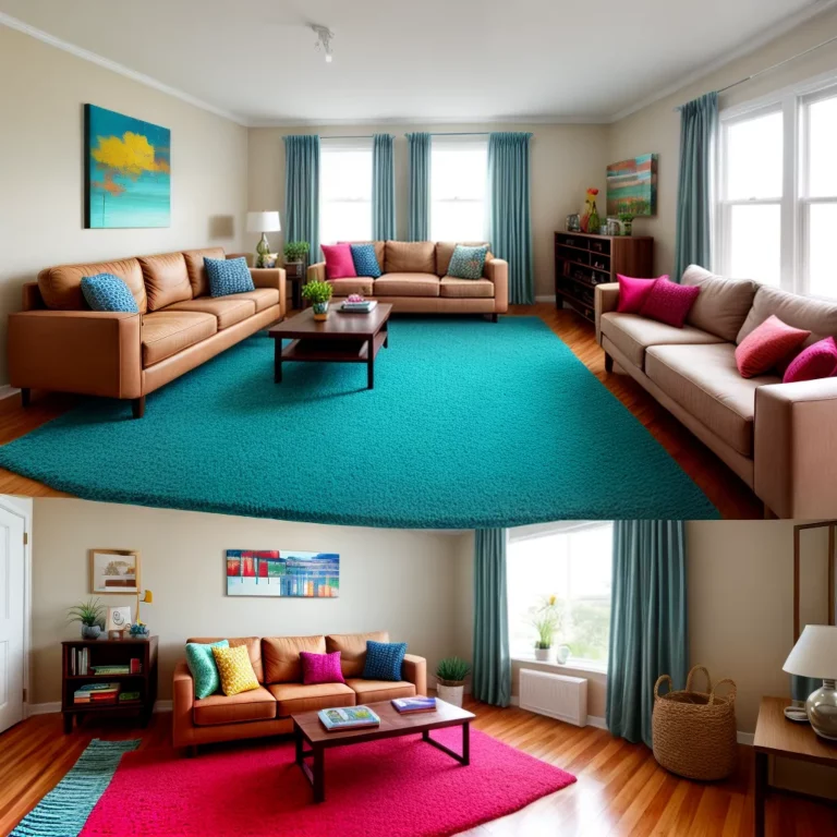 Qual a diferença entre tapetes e carpetes na decoração de salas?