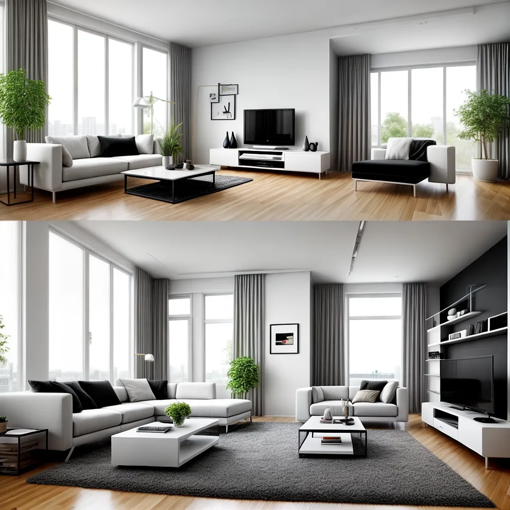 sala minimalista moderna