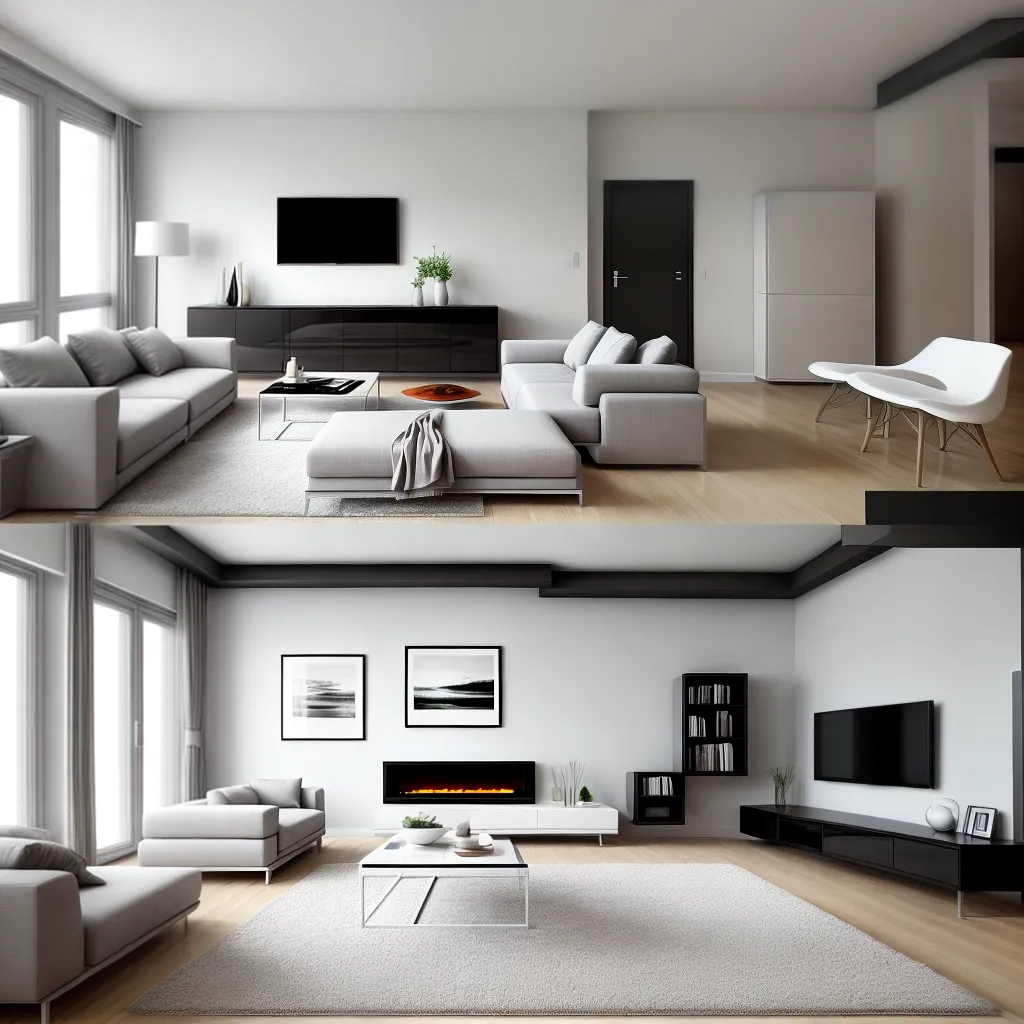 sala minimalista moveis modernos 1