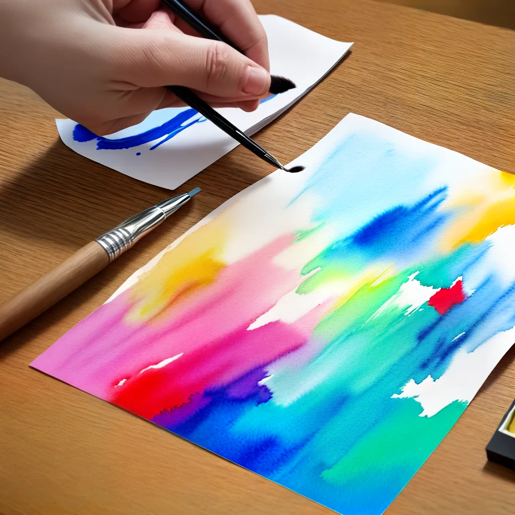 paleta aquarela pincel artista paisagem paleta aquarela pincel artista paisagem