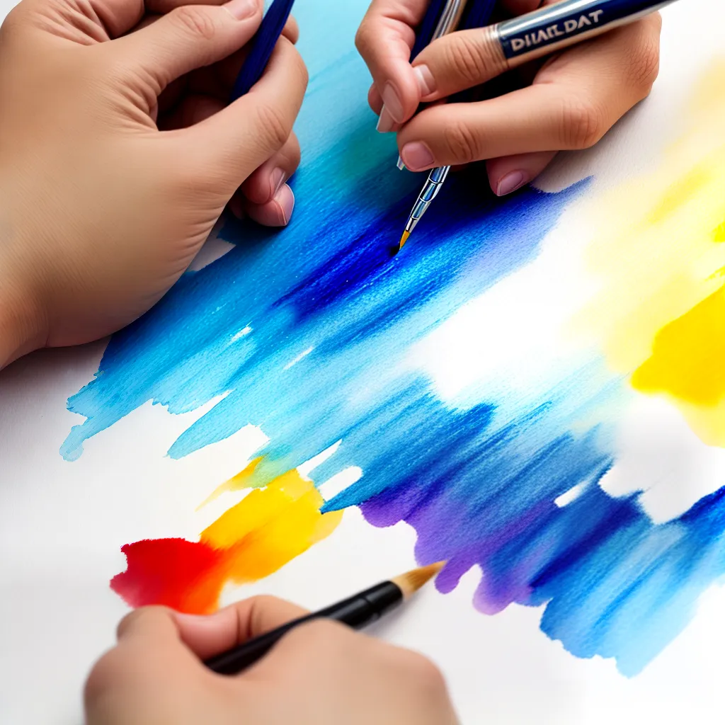 arte pincel agua cores harmonia arte pincel agua cores harmonia