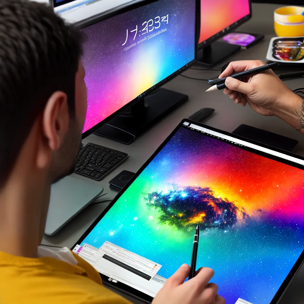 artista digital pintura photoshop