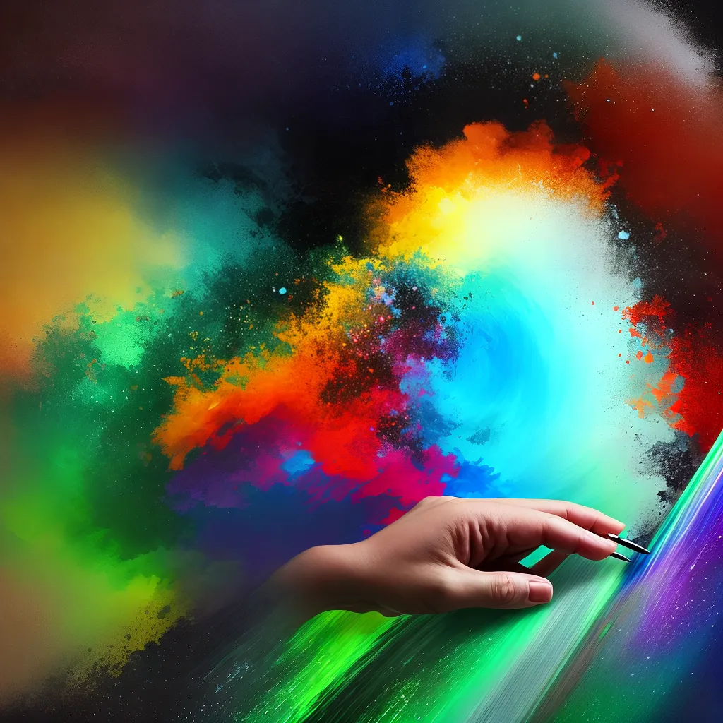 pintura digital photoshop maos artista
