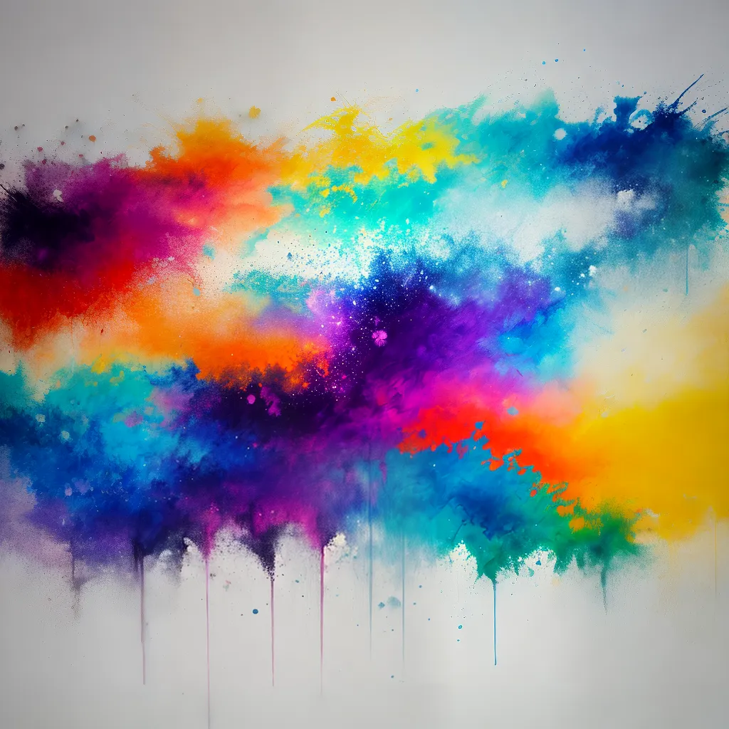 tela abstrata cores emocao