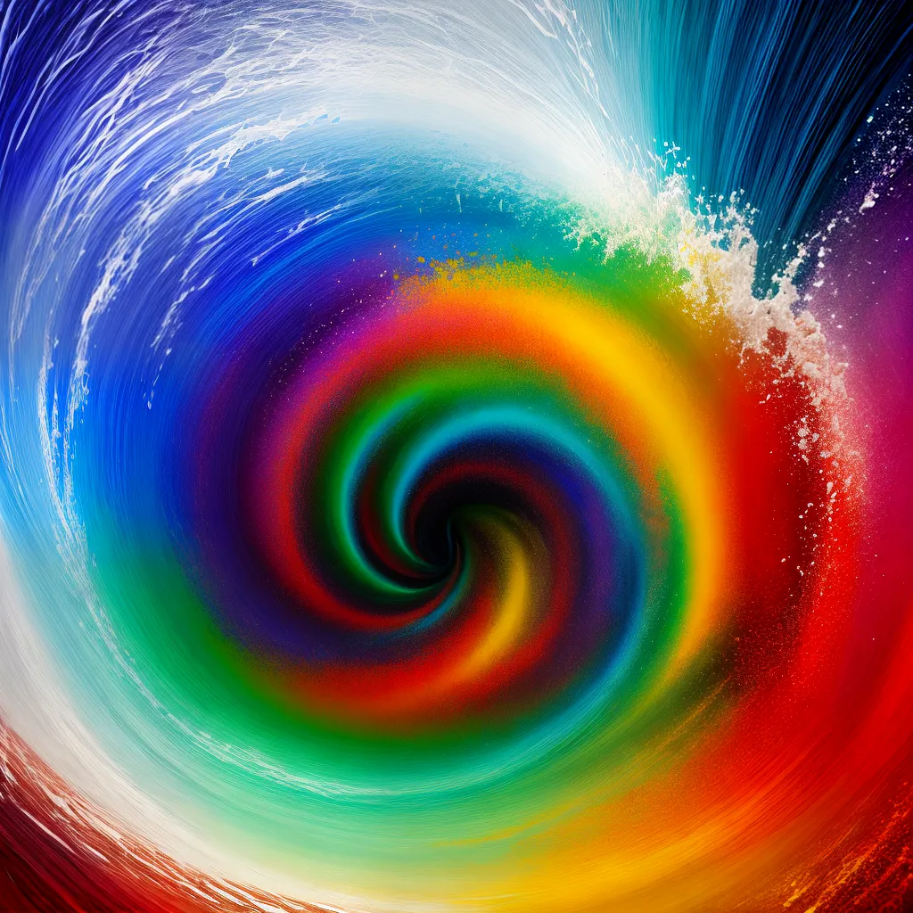 tela abstrata cores gestos imaginacao