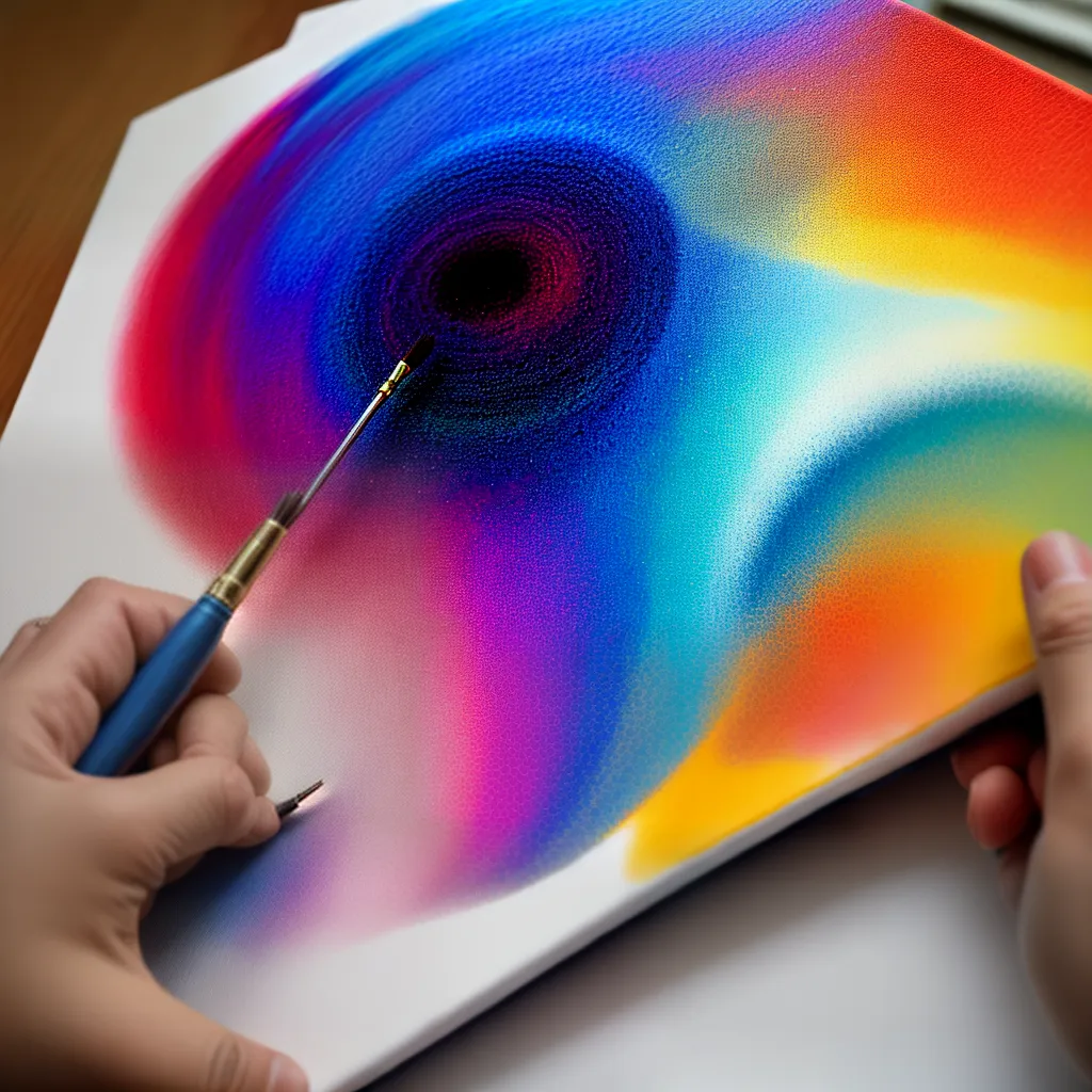 artista pintura ar airbrush magia