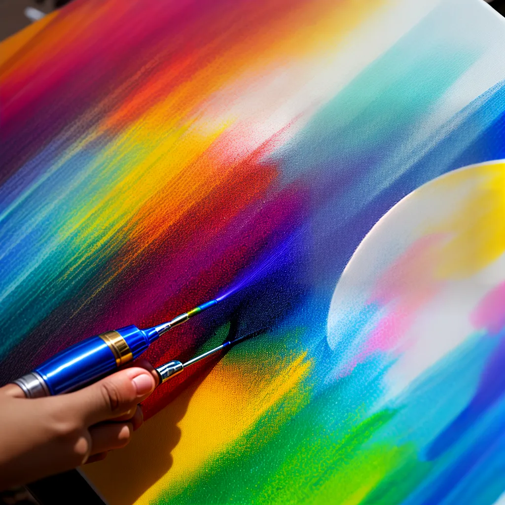 artista iniciante pintura airbrush