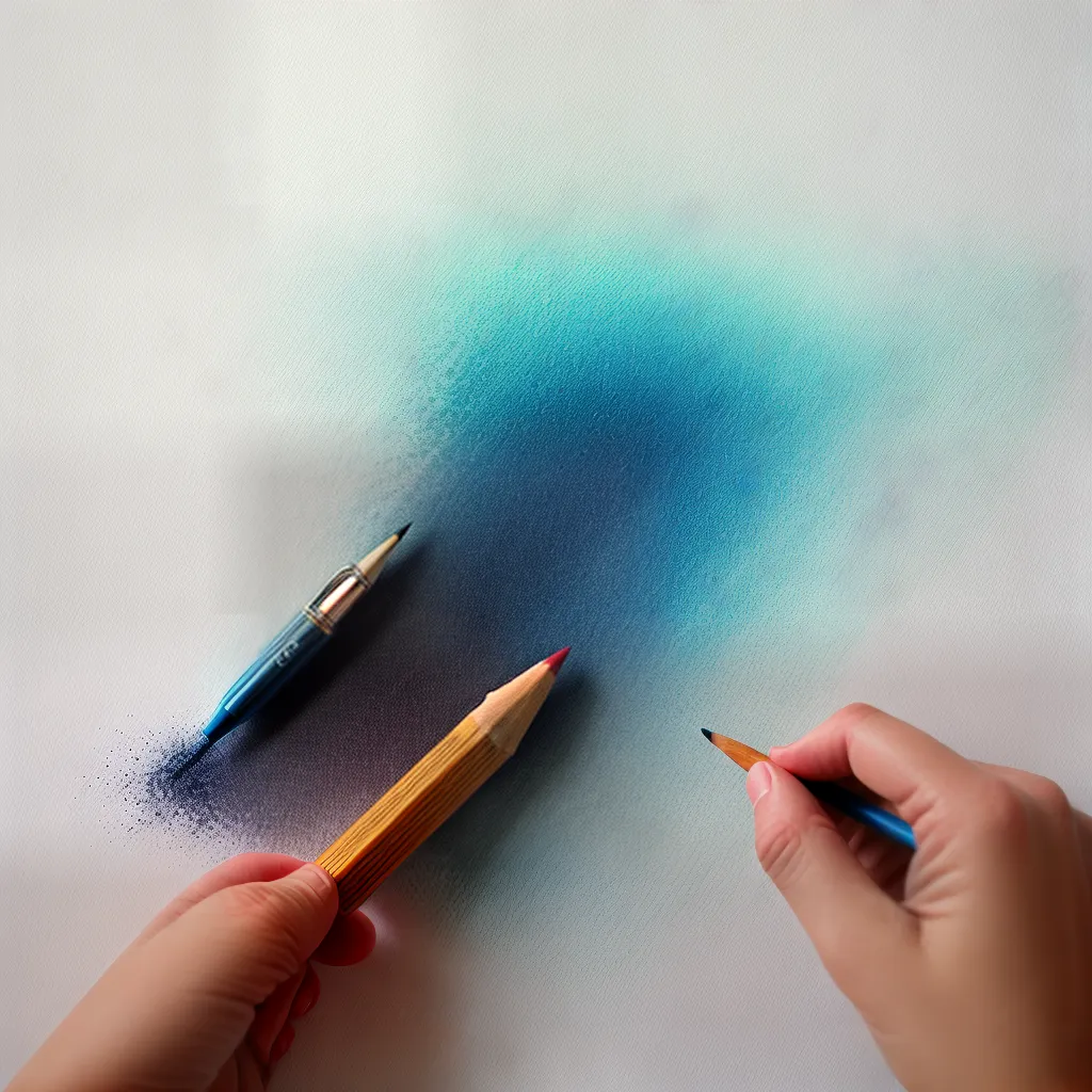 arte mao lapis textura frottage