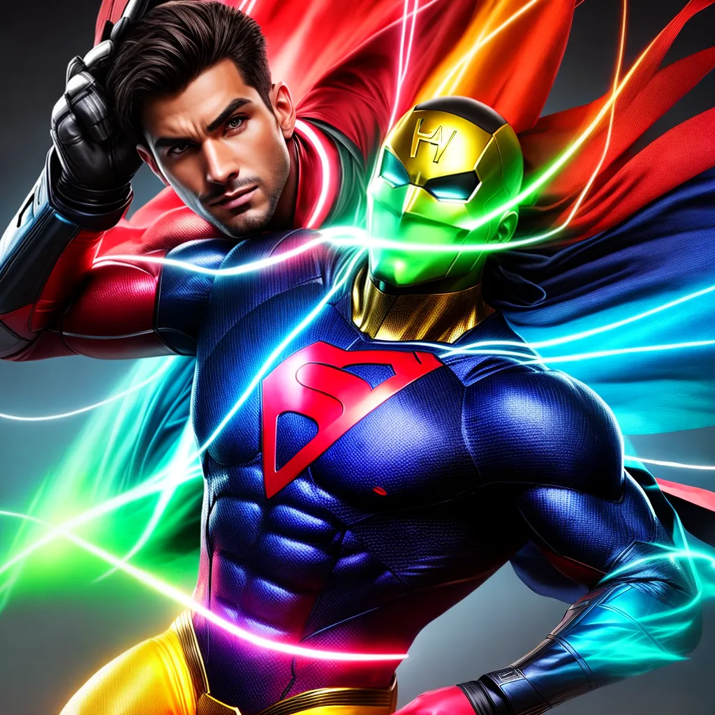 arco baloes superheroi colorido 1