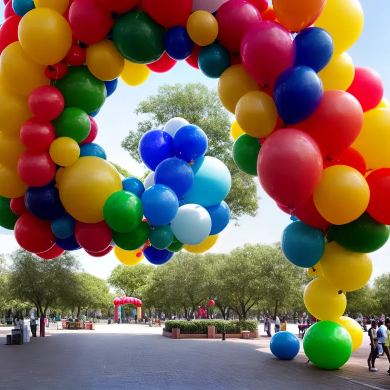 Arcos de balões e festas temáticas: combinando as cores