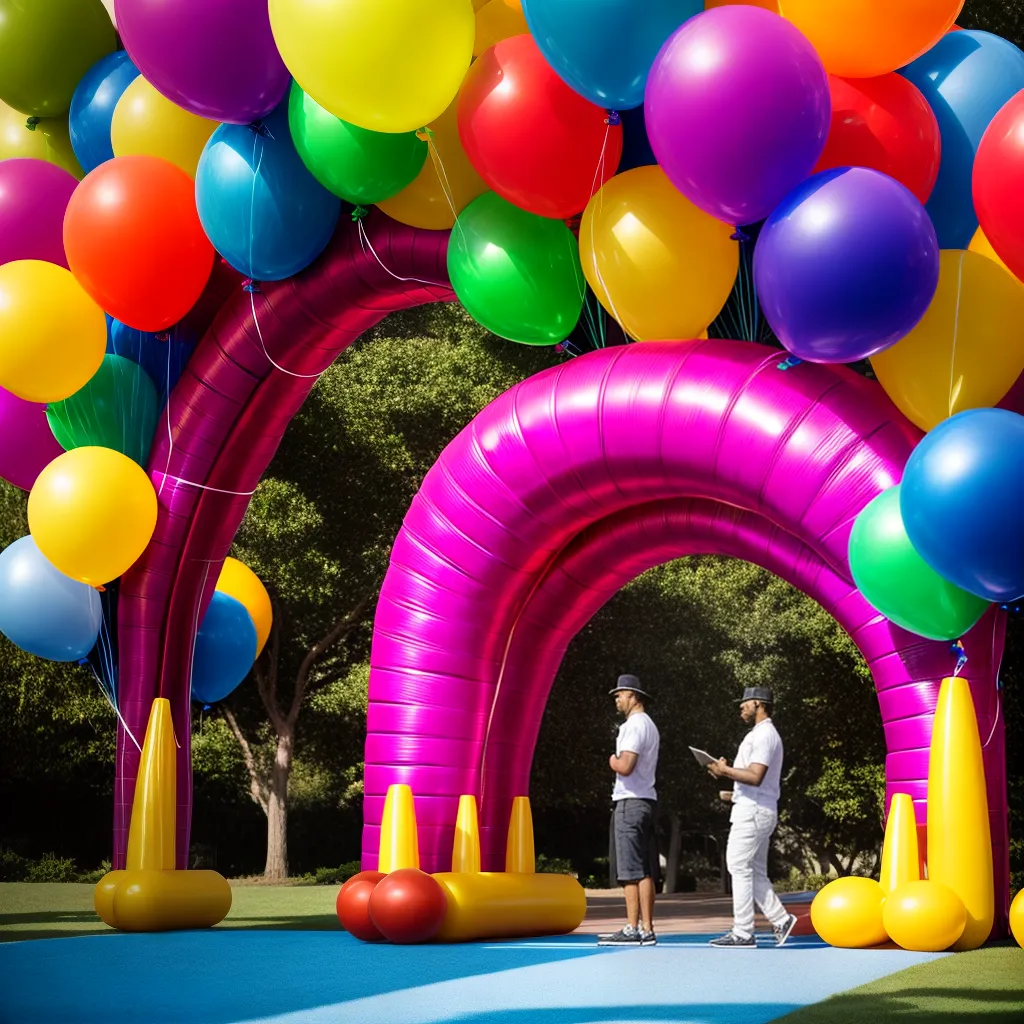 arco baloes gradiente festivo
