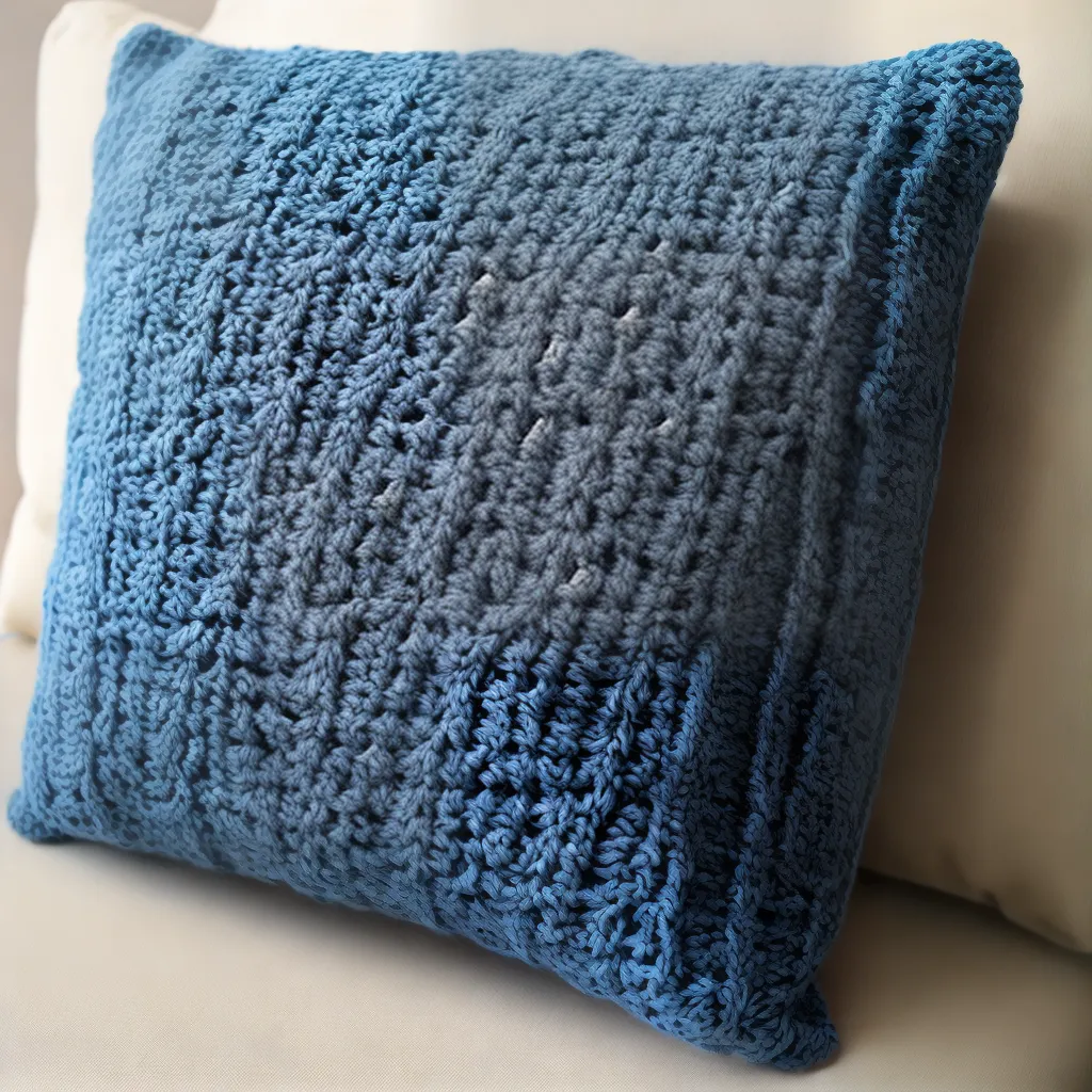 croche parede azul elegante