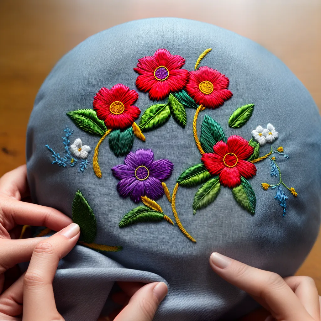 bordado floral riscos ousadia
