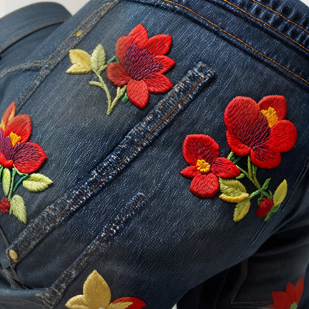 jeans bordados criativos