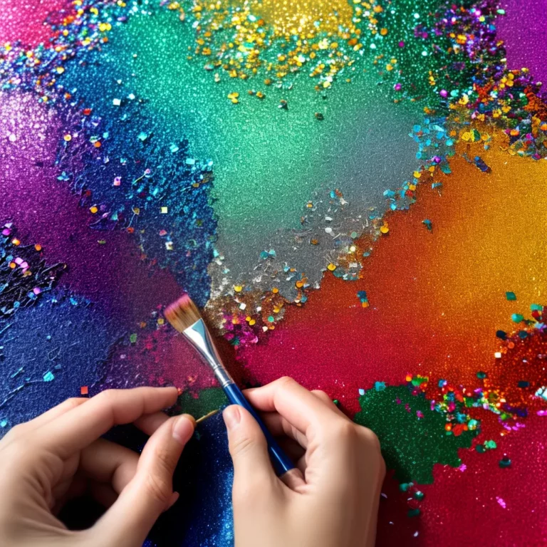 Como fazer arte com lantejoulas e cola: um guia para iniciantes