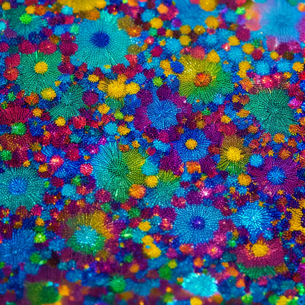 arte sequins brilho