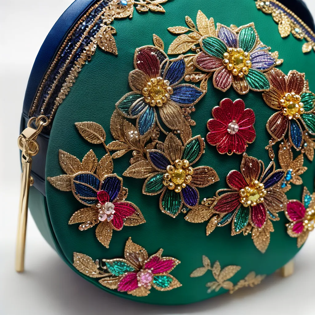 bolsa sequins beads artesanato colorido