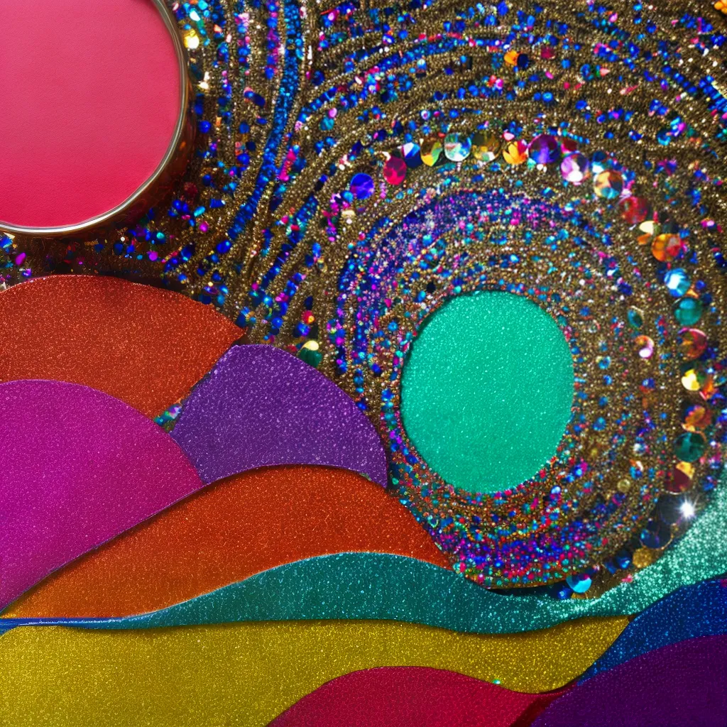 arte sequins evolucao brilho