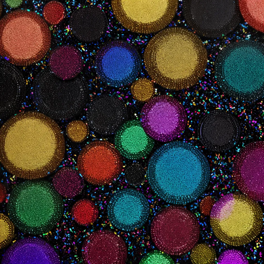 mosaico sequins brilho luz