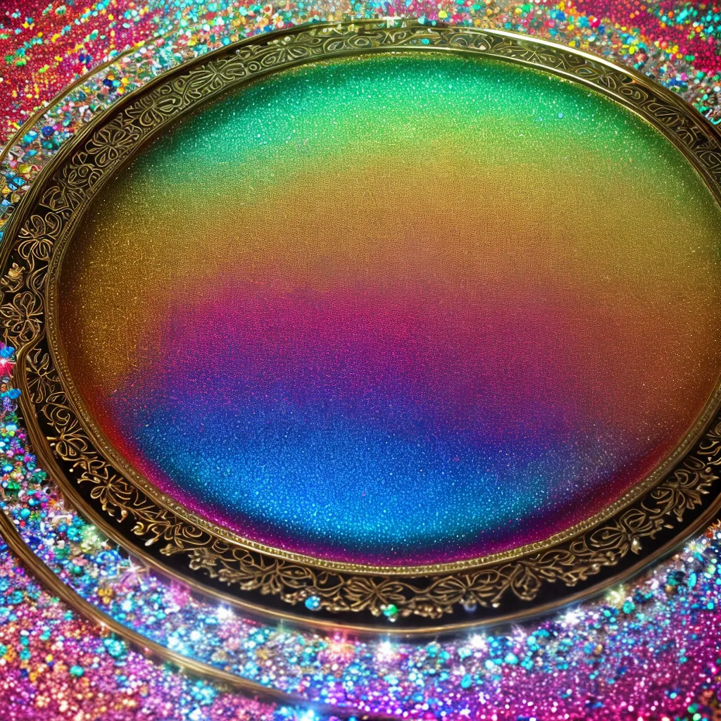 arte brilhante lantejoulas colorido