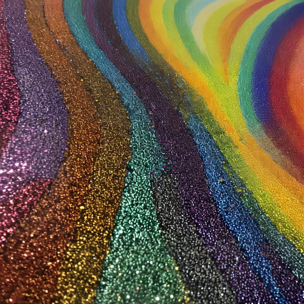 mosaico sequins brilho artesanato