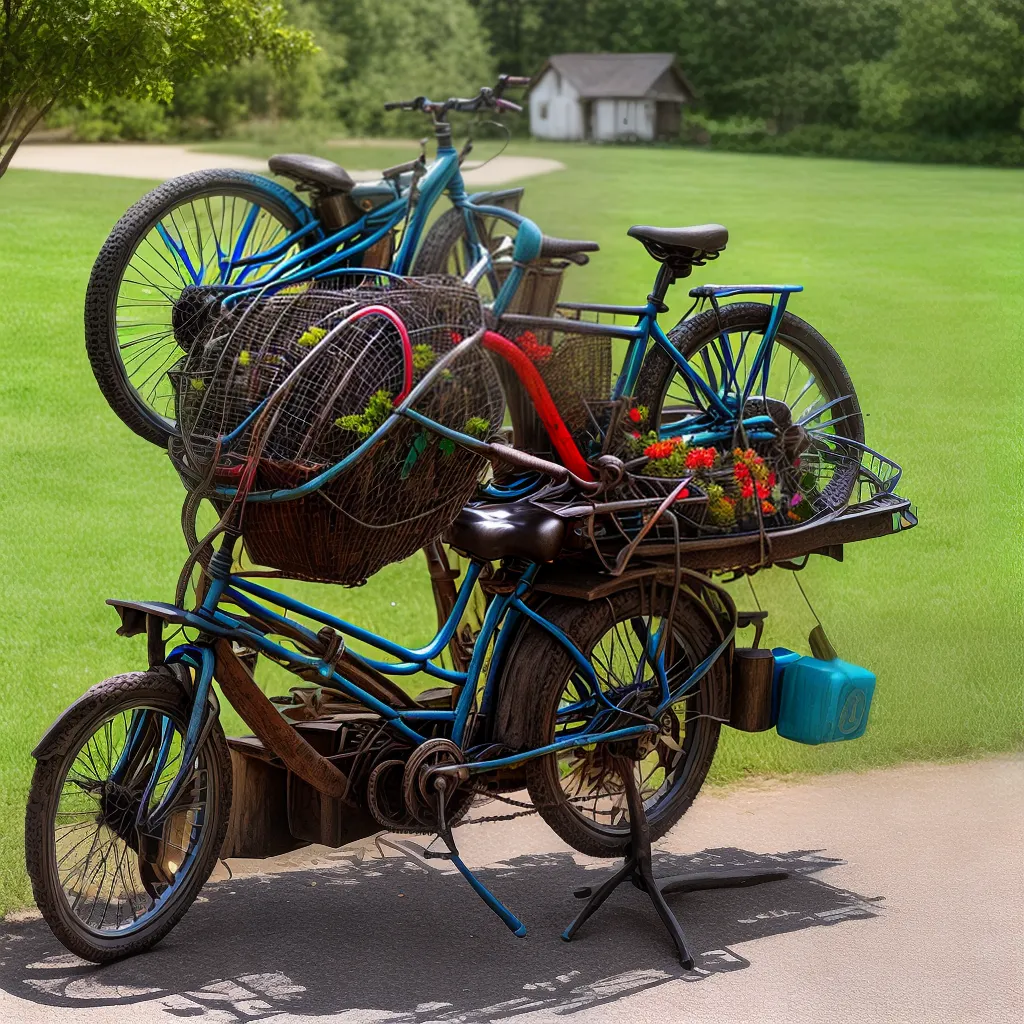 escultura reciclada criativa materiais upcycling