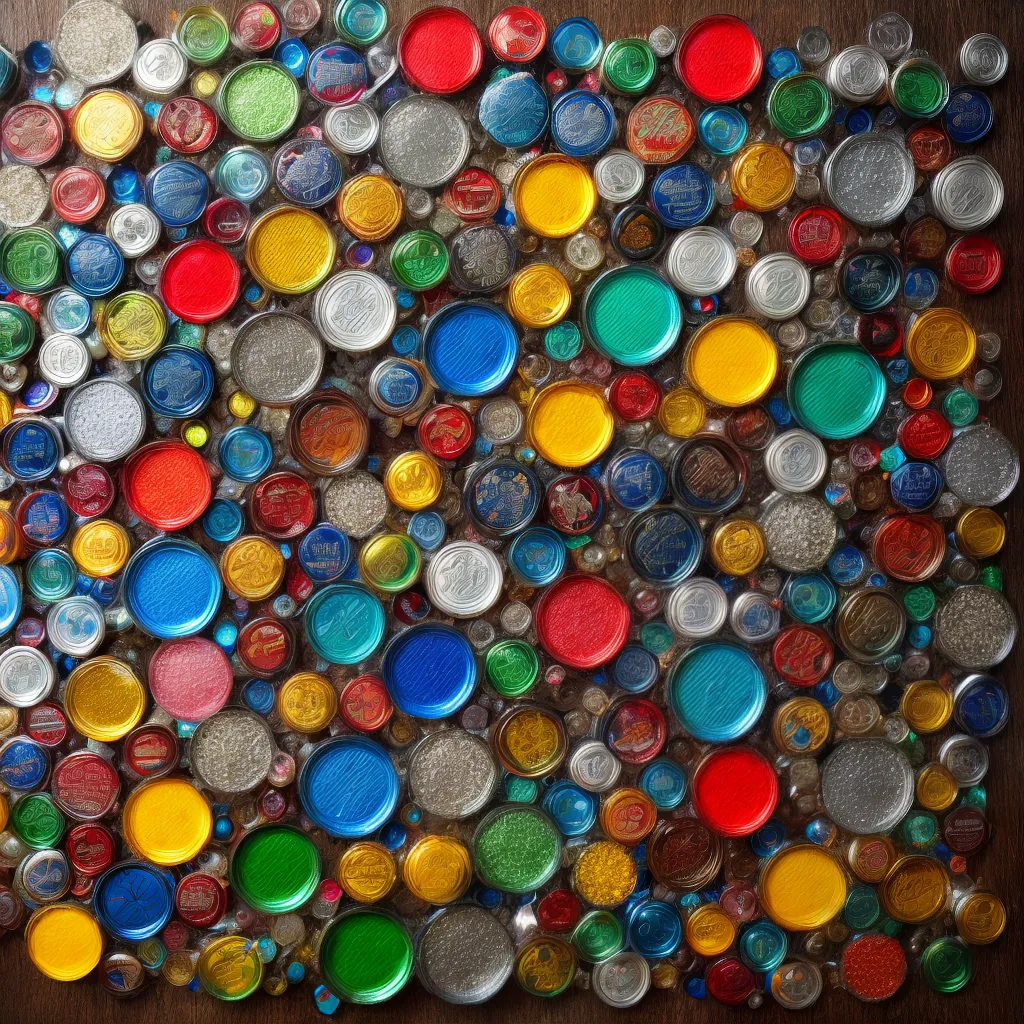 arte reciclada objetos coloridos