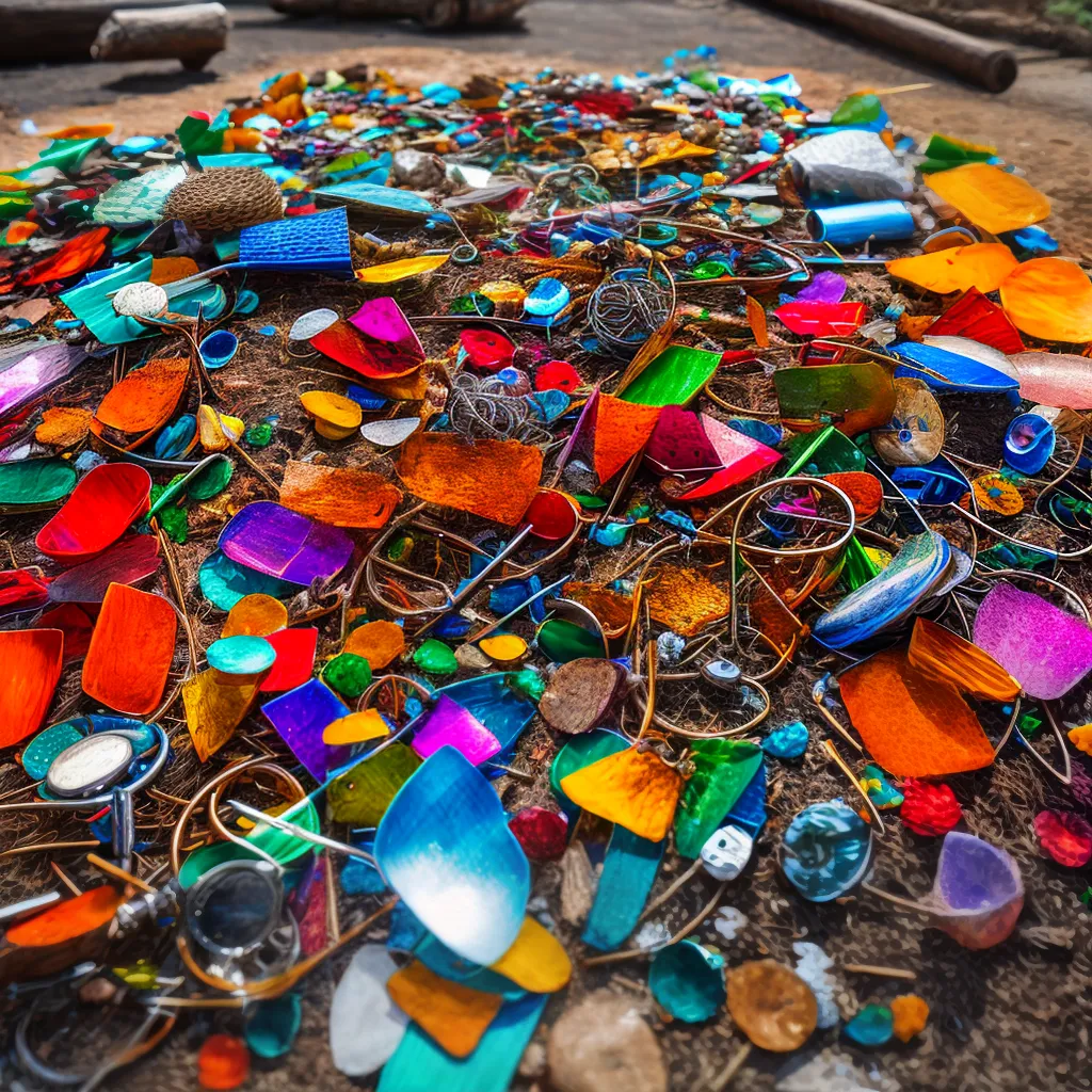 artesanato reciclado colorido criativo