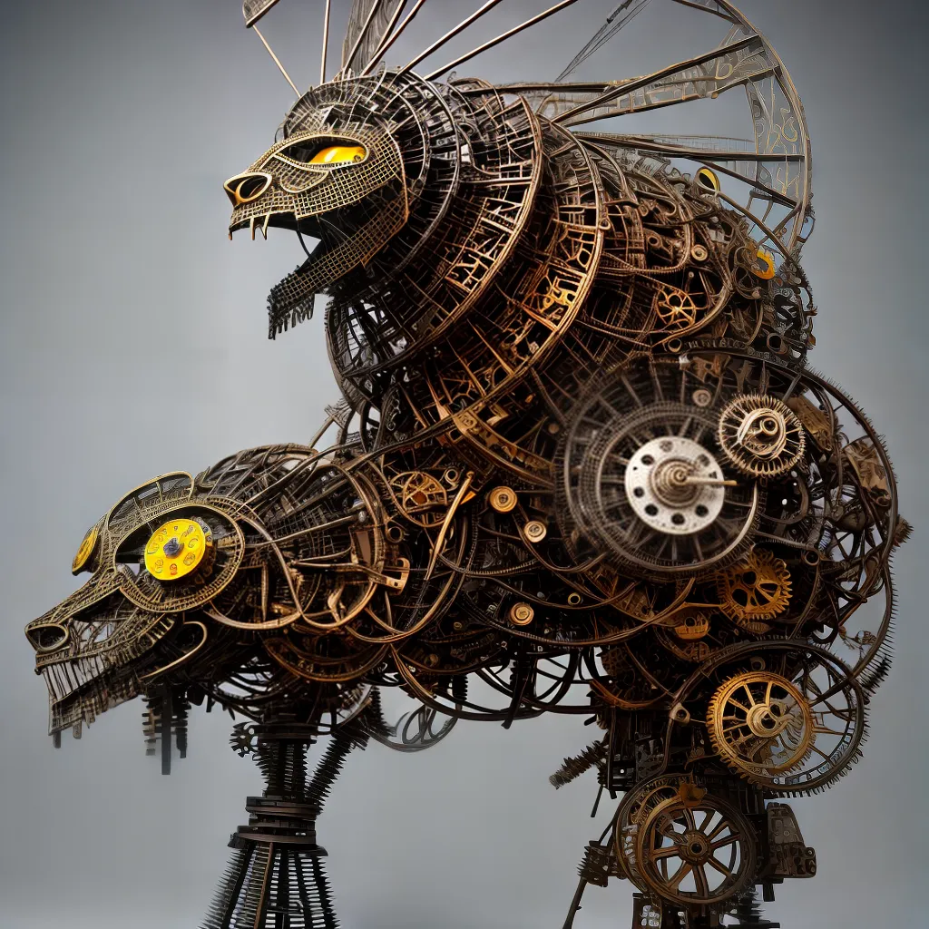 escultura metal reciclado criatividade 1