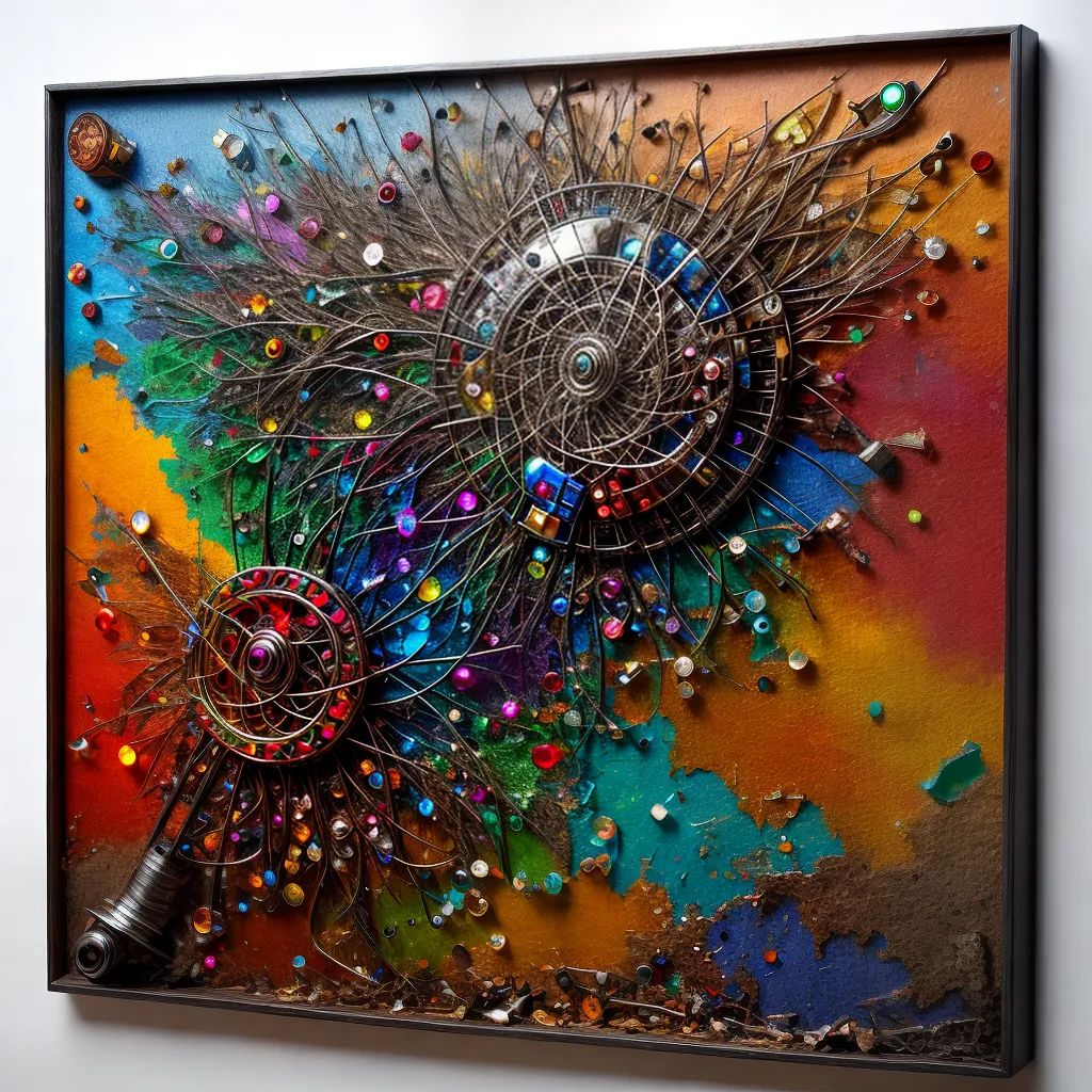criatividade upcycling arte lixo mosaico criatividade upcycling arte lixo mosaico