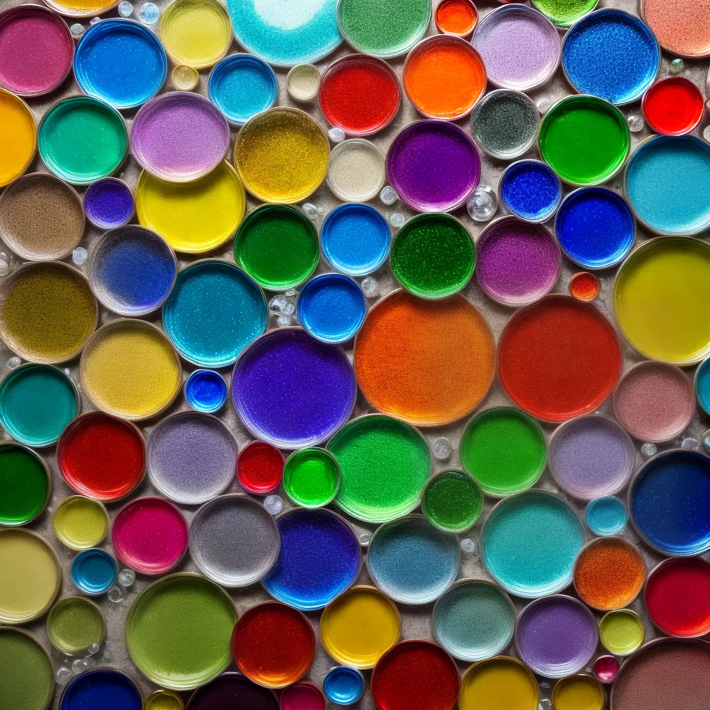 mosaico vidro reciclado arte colorida 2