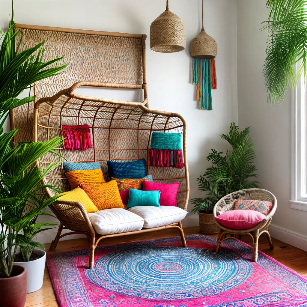 Transformando seu living room com a decoração Boho