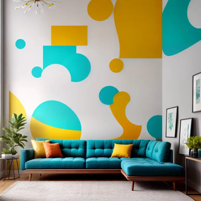 Tendências de papel de parede para o living room