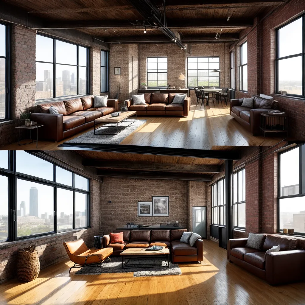 sala estar industrial tendencia